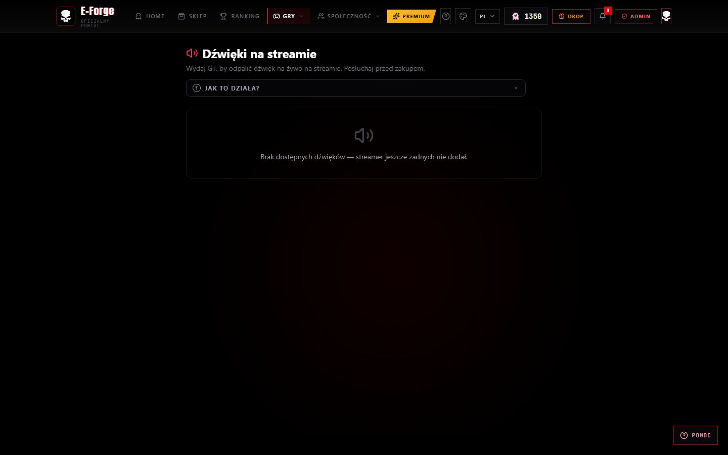 Dźwięki na streamie